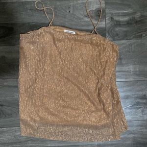 Sparkly spaghetti strap shirt